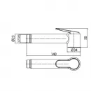 Гигиеническая лейка Bossini Paloma Brass B00470.030