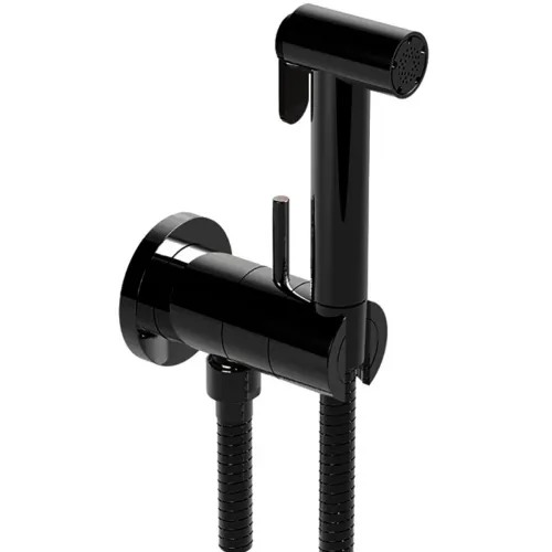 Гигиенический душ Cisal Shower TT00794540 со смесителем, черный матовый