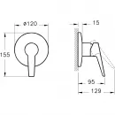 Гигиенический душ VitrA Hygienic A49271EXP со смесителем, хром