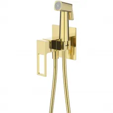 Гигиенический душ BelBagno Luce LUC-HGN-ORO со смесителем, золотой