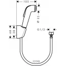 Гигиенический душ Hansgrohe LogisG со смесителем, хром