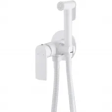 Гигиенический душ Abber Weiss Insel AF8025W со смесителем, белый матовый