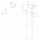 Гигиенический душ Abber Rund AF8725B со смесителем, CoolStart, черный матовый
