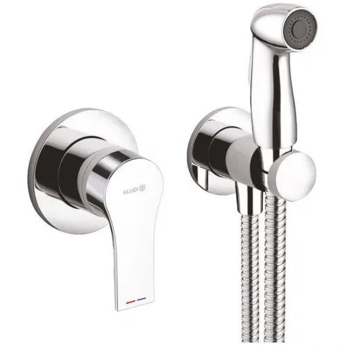 Гигиенический душ Kludi Zenta SL 489990565 со смесителем, хром