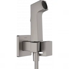 Гигиенический душ Hansgrohe Bidette 1jet E 29233340 со смесителем, черный хром матовый