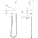 Гигиенический душ Wonzon & Woghand WW-88819902-MB с термостатом, черный матовый