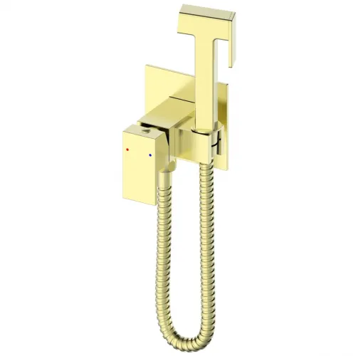 Гигиенический душ Wonzon & Woghand WW-88829903-BG со смесителем, золотой матовый