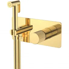Гигиенический душ Boheme Stick Linea 127-GG.3 со смесителем, золотой