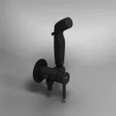 Гигиенический душ Damixa Option 211000300 со смесителем, черный матовый