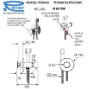 Гигиенический душ Remer Minimal N65SW со смесителем, хром