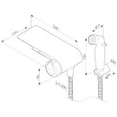 Гигиенический душ Am.Pm X-Joy TouchReel F0H85A800 со смесителем, хром