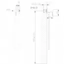 Гигиенический душ Abber Wasser Kreis AF8125 со смесителем, хром