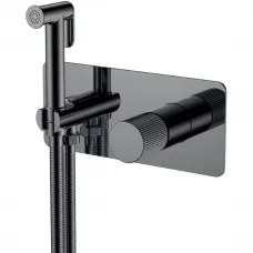 Гигиенический душ Boheme Stick Linea 127-SGM.3 со смесителем, графит глянец