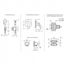 Гигиенический душ Vitra Solid S A49226EXP со смесителем, хром
