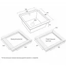 Кухонная мойка Paulmark Gera антрацит PM104546-AN