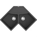 Кухонная мойка Tetogranit Omoikiri Sumi 83C-BL черный 4993864
