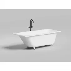 Ванна из литьевого мрамора Salini S-Sense Orlanda Kit 102115G 160x70 см, белый глянец