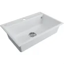Кухонная мойка Paulmark Stepia PM117551-WH 75x51 см, белый
