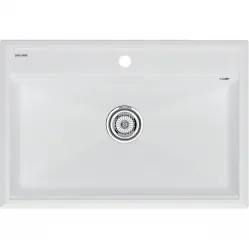 Кухонная мойка Paulmark Stepia PM117551-WH 75x51 см, белый