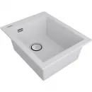 Кухонная мойка Paulmark Acrystone Decoration White PM934150-WH 41x50 см, белый