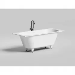 Ванна из литьевого мрамора Salini S-Sense Ornella Axis Kit 103513G 170,5x75,5 см, белый глянец