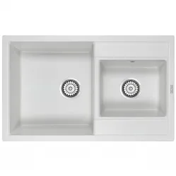 Кухонная мойка Paulmark Tandem белый PM238250-WH