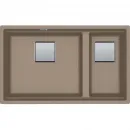 Кухонная мойка Fragranit Franke Kubus 2 KNG 120 миндаль 125.0528.637