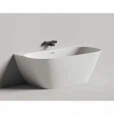 Ванна из литьевого мрамора Salini S-Stone Sofia Wall 102527M 160x80 см, белый матовый