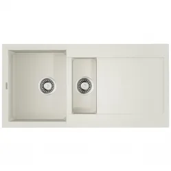 Кухонная мойка Tetogranit Omoikiri Sakaime 100-2-WH белый 4993895