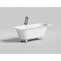 Ванна из литьевого мрамора Salini S-Sense Ornella Axis 104613M 170x70 см, белый матовый