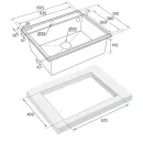 Кухонная мойка Paulmark Stepia серый PM115951-GR