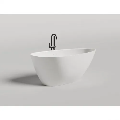 Ванна из литьевого мрамора Salini S-Sense Paola 1015104G 172x82,5 см, отдельностоящая, белый глянец
