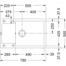Кухонная мойка Fragranit Franke Maris MRG 611-78/49 сахара 114.0369.152