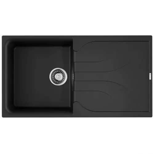 Кухонная мойка Tetogranit Omoikiri Yasugata 100-BL черный 4993844