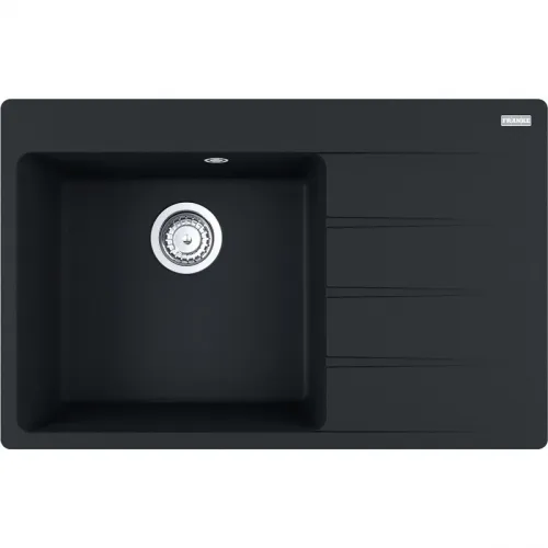 Кухонная мойка Fragranit Franke Centro CNG 611/211-78 TL черный матовый 114.0639.726