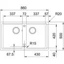 Кухонная мойка Franke Basis BFG 620 сахара 114.0296.699
