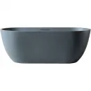 Ванна из литьевого мрамора Abber Frankfurt AM9941G 170x75 см, отдельностоящая, серый матовый