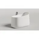 Ванна из литьевого мрамора Salini S-Sense Oriente Ofuro 1043101G 140x80 см, отдельностоящая, белый глянец