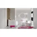 Ванна из литьевого мрамора Salini S-Sense Oriente Ofuro 1043101G 140x80 см, отдельностоящая, белый глянец