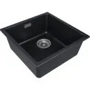 Кухонная мойка Paulmark Lumi LU45SK-AN 45,5x44 см, антрацит