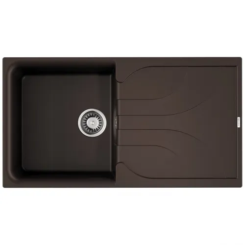 Кухонная мойка Tetogranit Omoikiri Yasugata 100-DC темный шоколад 4993848