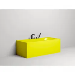Ванна из литьевого мрамора Salini S-Sense Fabia 102612GF 180x80 см, покраска по RAL глянец полностью