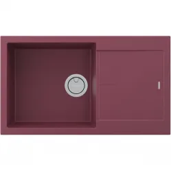 Кухонная мойка Paulmark Acrystone Extensio Merlot PM988650-ME 86x50 см, бордо