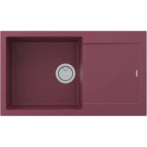Кухонная мойка Paulmark Acrystone Extensio Merlot PM988650-ME 86x50 см, бордо