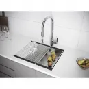 Кухонная мойка Paulmark Lumi LU45SK-BE 45,5x44 см, бежевый