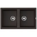 Кухонная мойка Tetogranit Omoikiri Tedori 86-2-DC темный шоколад 4993928