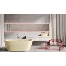 Ванна из литьевого мрамора Salini S-Stone Sofia 102529MF 185x90 см, отдельностоящая, покраска по RAL матовый полностью