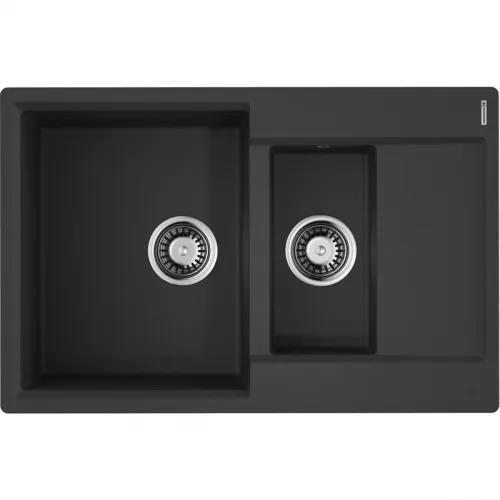 Кухонная мойка Tetogranit Omoikiri Daisen 78-2T-BL черный 4993535