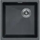 Кухонная мойка Paulmark Lumi LU45SK-DG 45,5x44 см, графит