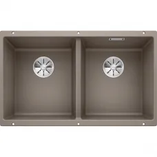 Кухонная мойка Blanco Subline 350/350-U InFino серый беж 523581